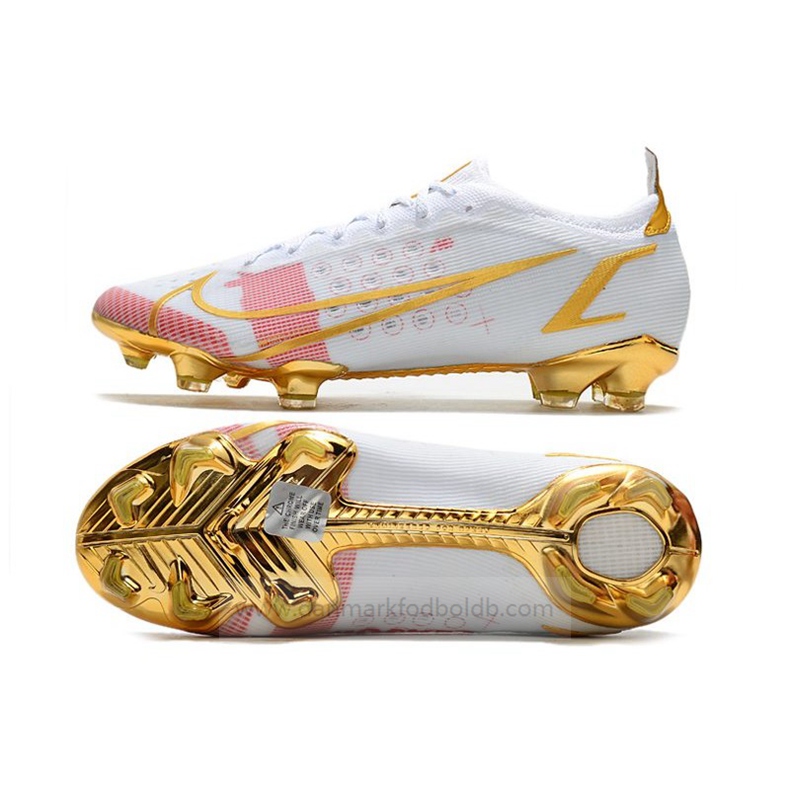 Nike Mercurial Vapor XIV Elite FG Fodboldstøvler Herre – Hvid Lyserød Guld